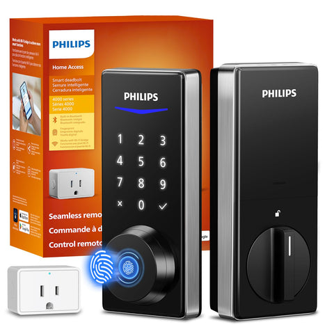 Philips Wi‑Fi Smart Door Lock front view for convenient keyless entry