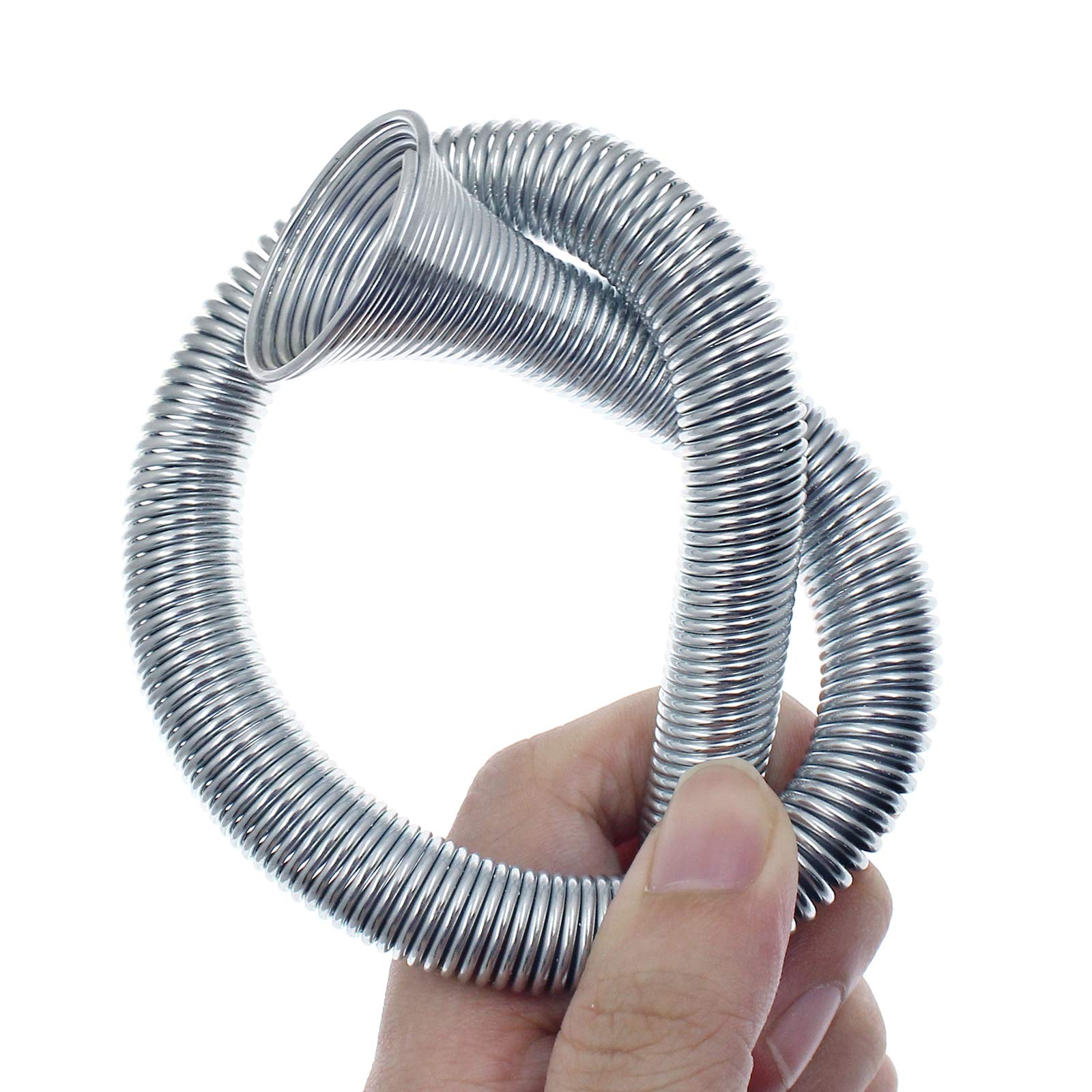 PHITUODA 3/8-inch spring tube bender supports aluminum tubing with smooth bends