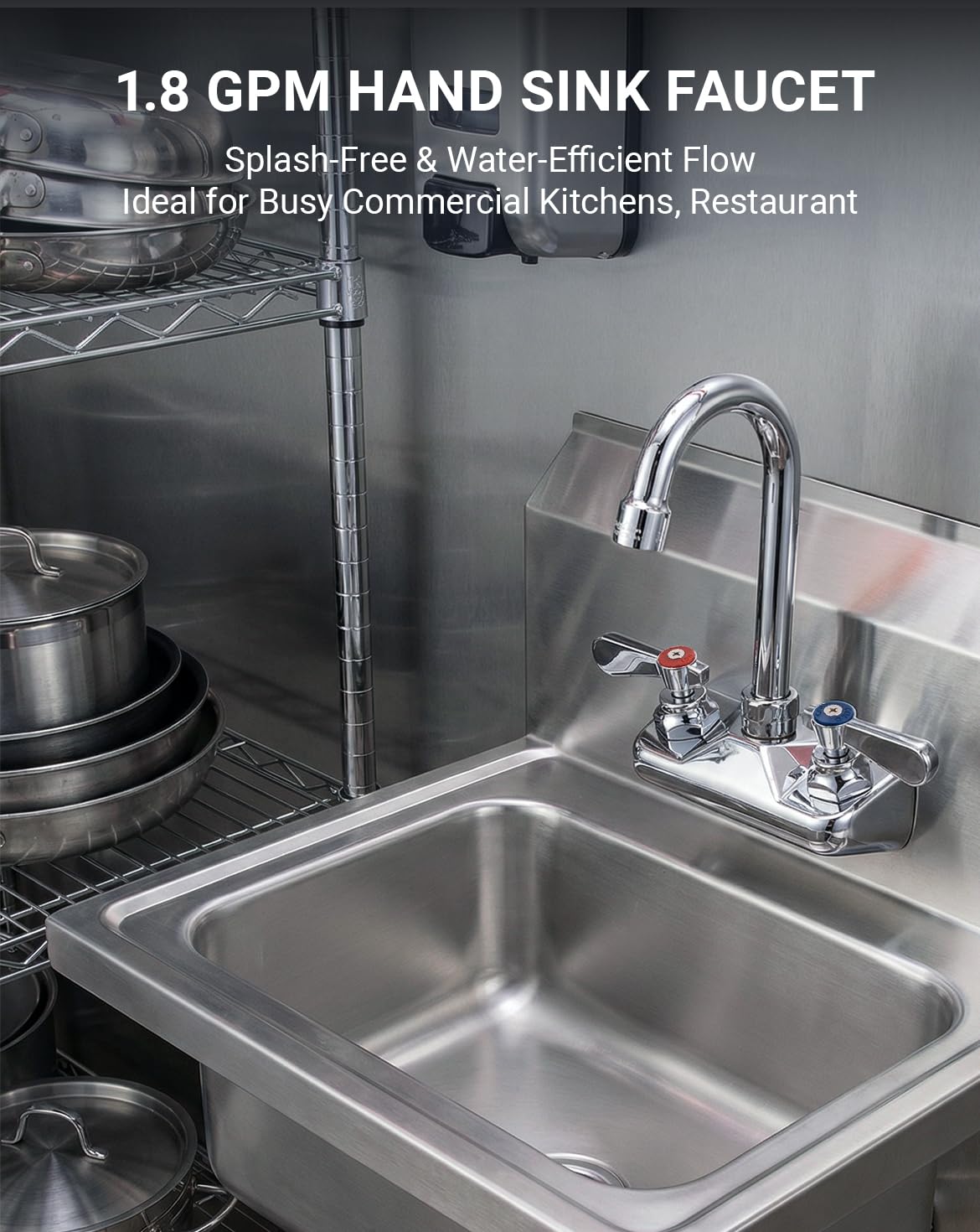 Phivan commercial-grade faucet ideal for restaurants and laundry rooms