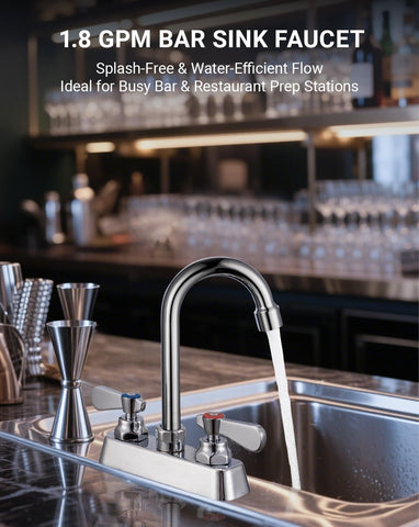 Phivan dual-handle control for precise water management in busy spaces.