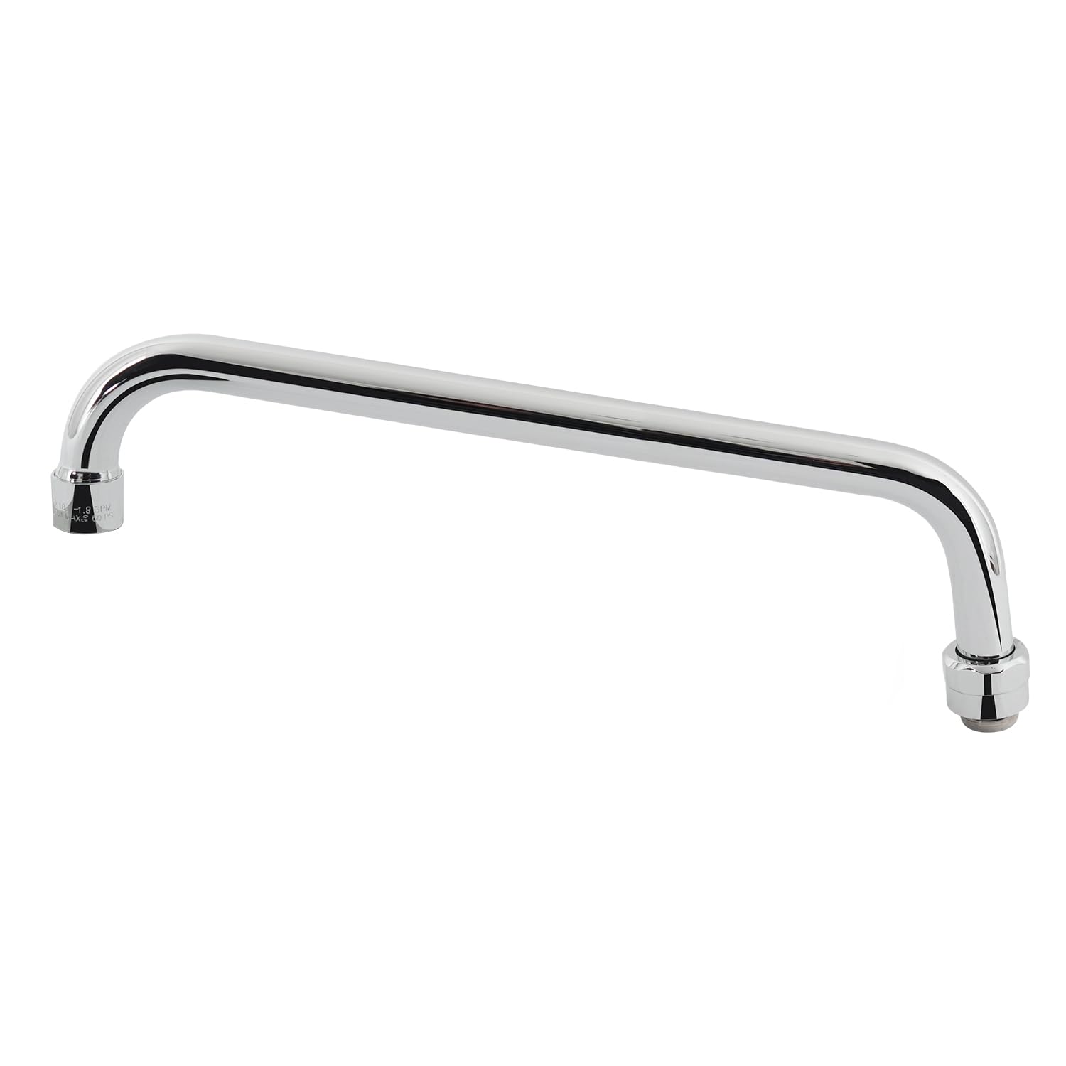 Phivan swivel spout 12-inch for commercial sinks, improving reach.