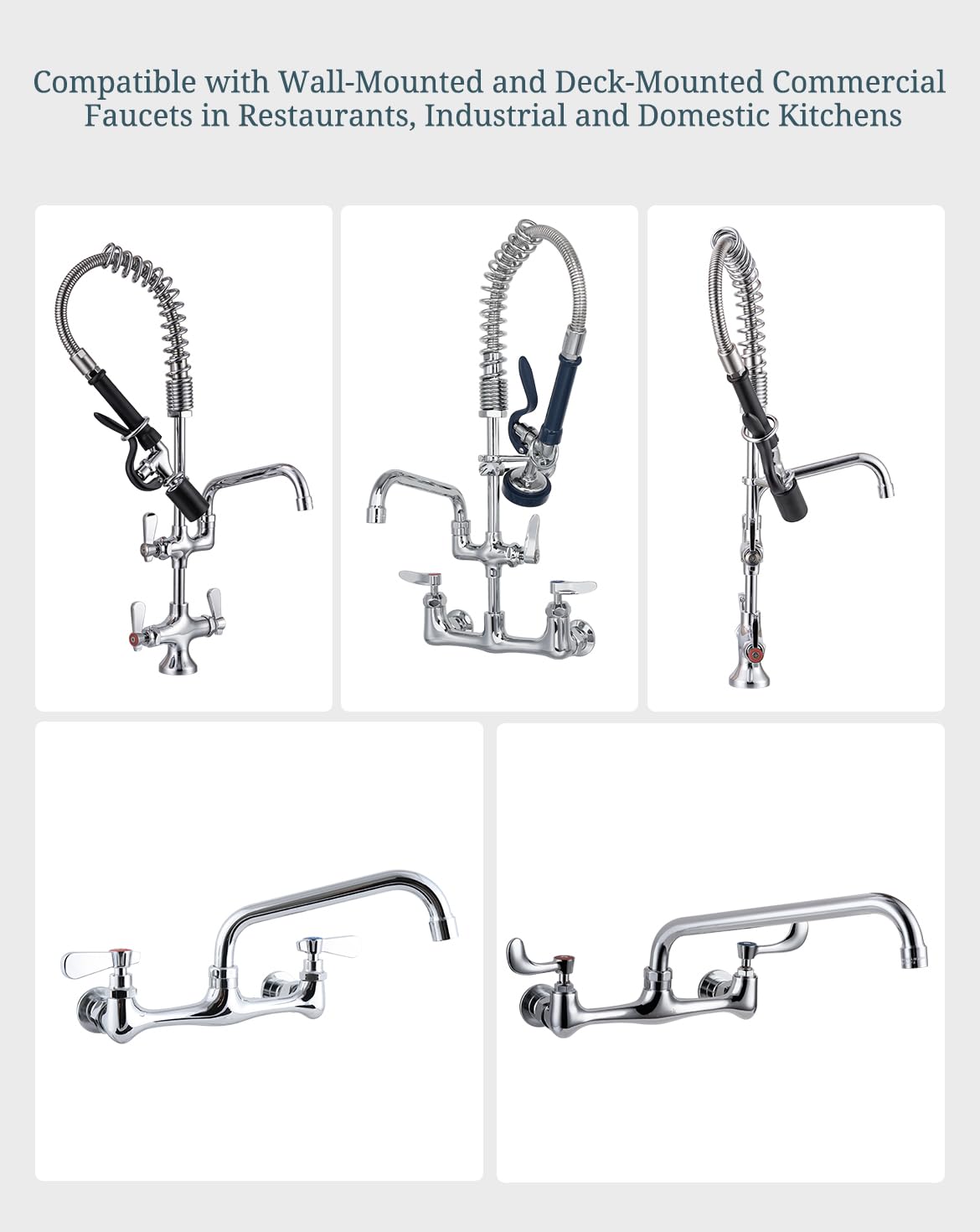 Phivan compatible with 2-3 bay sinks for flexible layouts.