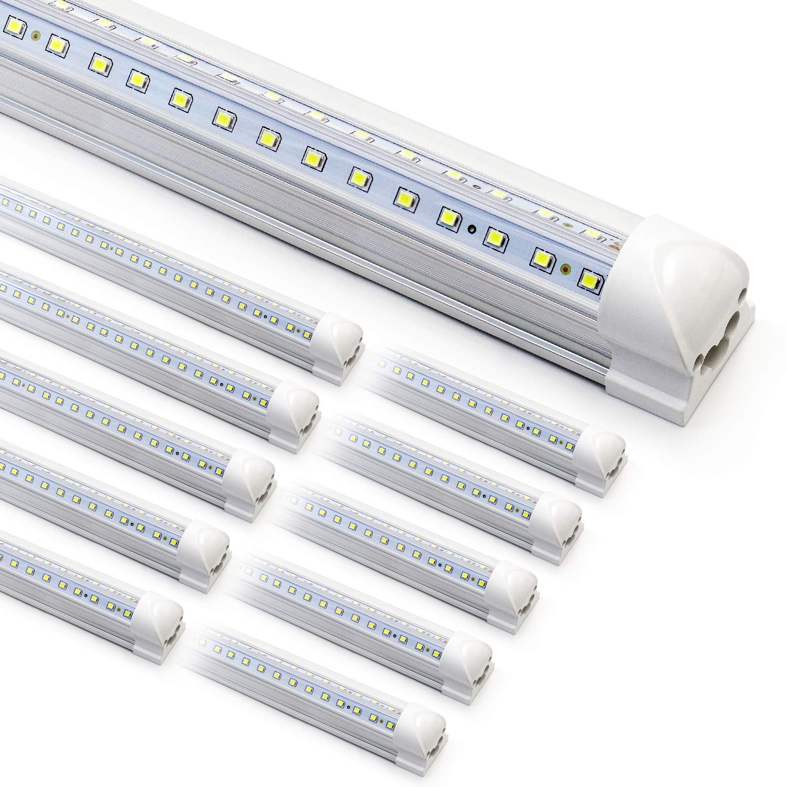 Phiwicsh 8ft LED shop light fixture for quick installation