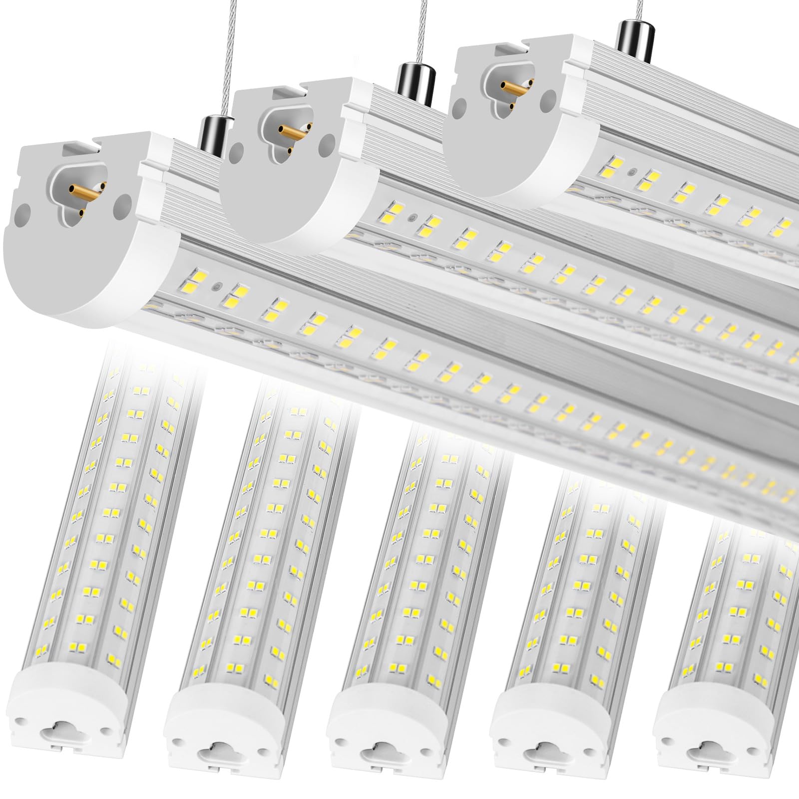 Phiwicsh 8FT U-Shape LED light – bright 125W, ideal for garage illumination