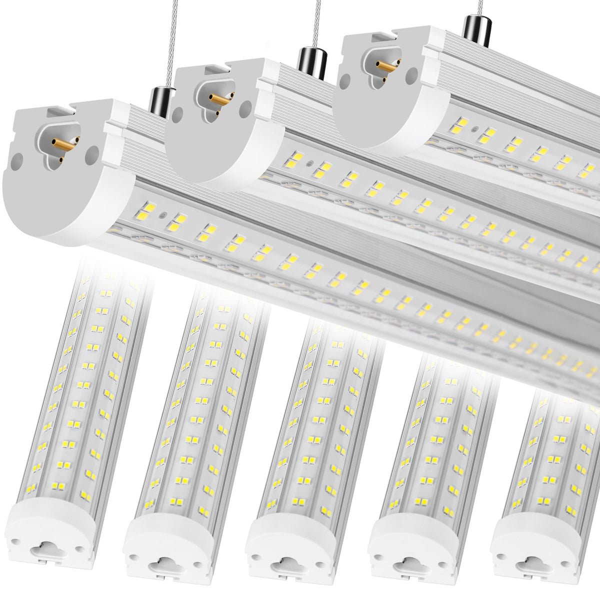 Phiwicsh 8FT U-Shape LED light – bright 125W, ideal for garage illumination