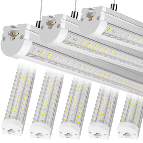 Phiwicsh 8FT U-Shape LED light – bright 125W, ideal for garage illumination