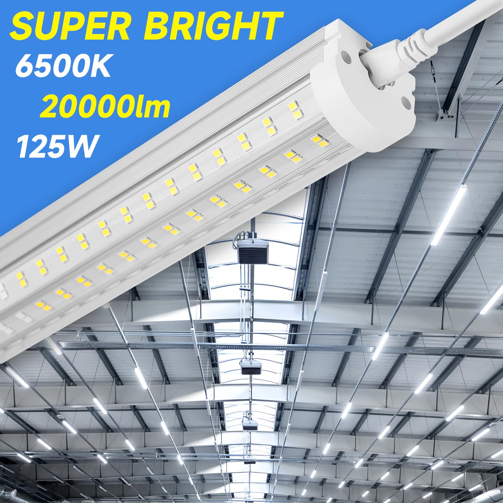 Phiwicsh 8FT LED light hanging installation for ceiling mounting