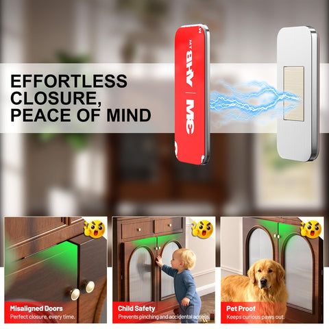 PHIXBEAR powerful neodymium magnets keep doors securely closed