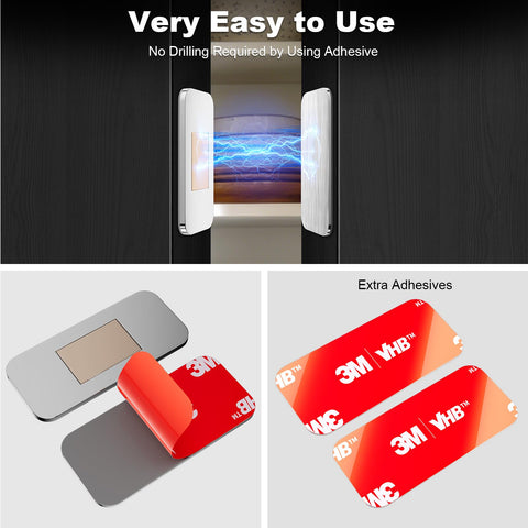 PHIXBEAR stainless steel magnet offers rustproof, durable hold in humid bathrooms.