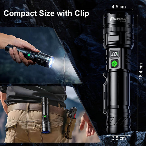 PHIXTON PH2403 includes battery and USB-C cable for immediate use