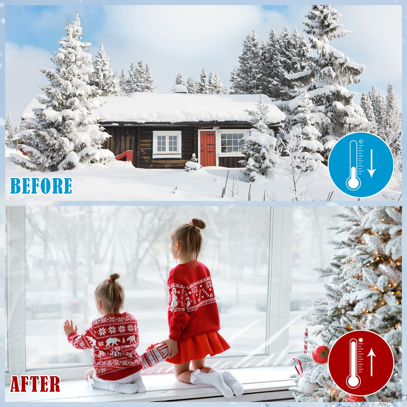 Phoncoo RV window insulation ready for seasonal use on the go.