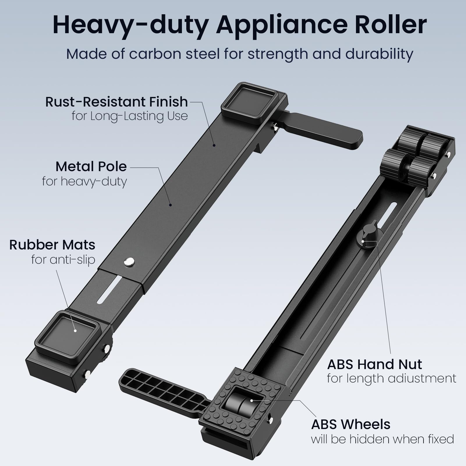 PHOPHO appliance slider extended length demonstrates reach up to 32 inches.