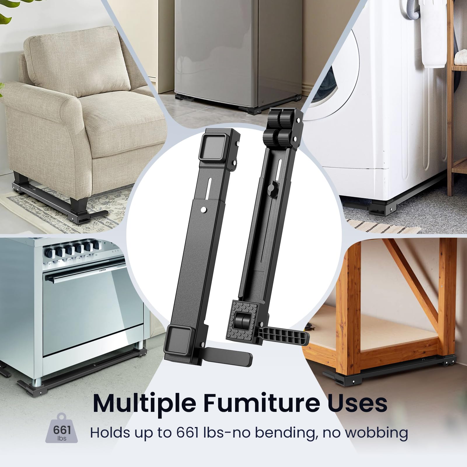 PHOPHO appliance dollies install quickly and move with ease.