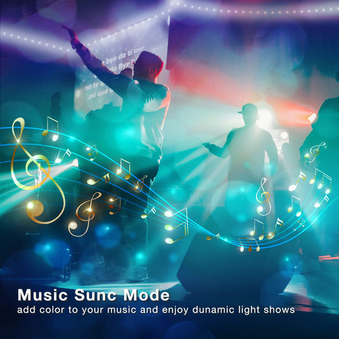 Phopollo LED strip color changing adds mood with 16 million colors.