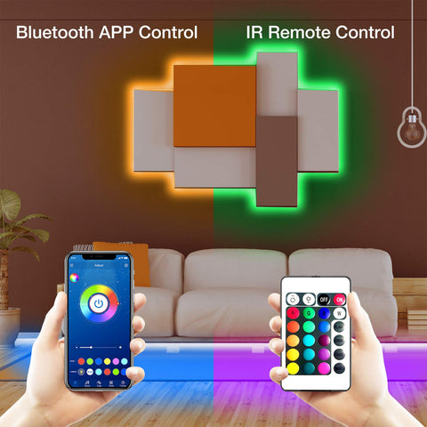 phopollo led strip light music sync with mic for party ambience