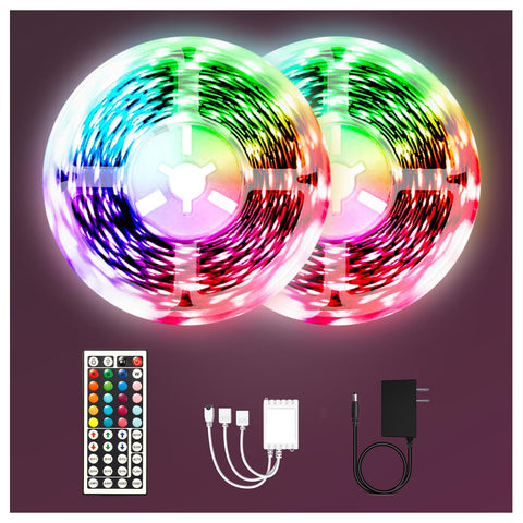 phopollo LED strip with remote control for effortless color changes and mood lighting