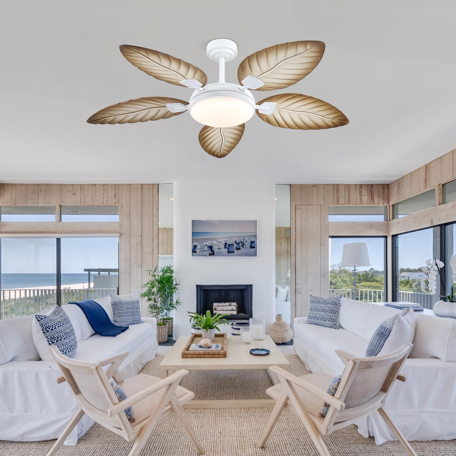 PHORUS outdoor patio and living room fan for natural airflow