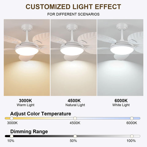 PHORUS remote control for convenient operation of fan and light