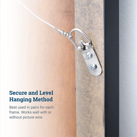 PHS heavy-duty hangers keeping pictures secure during daily use