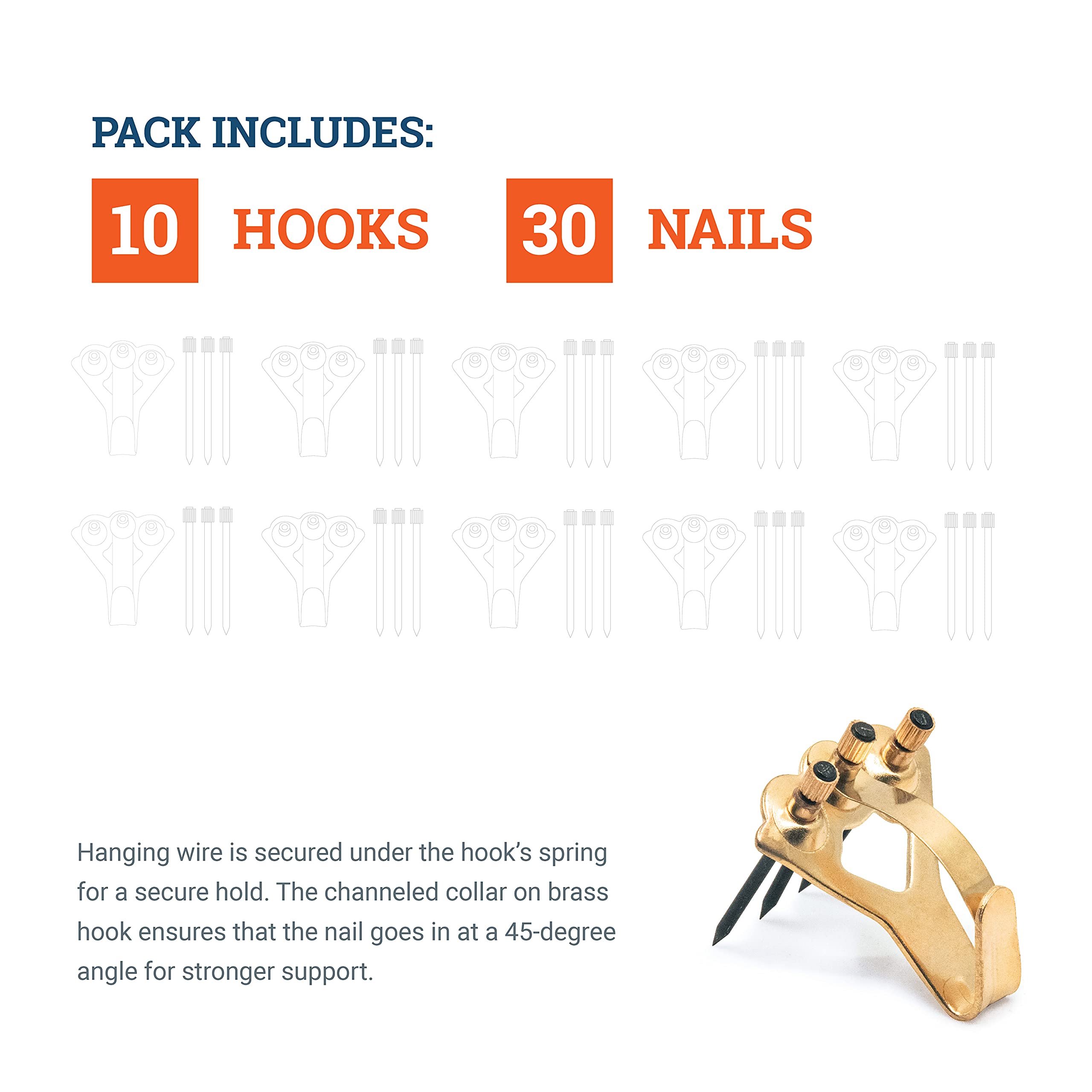 PHS Drywall Nails and Hooks Complete Kit suits versatile mounting needs