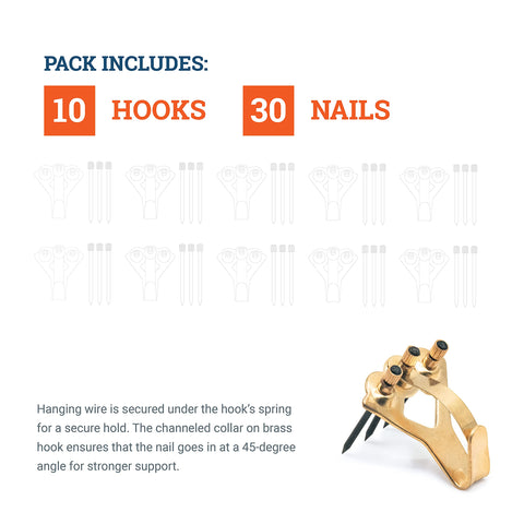 PHS Drywall Nails and Hooks Complete Kit suits versatile mounting needs