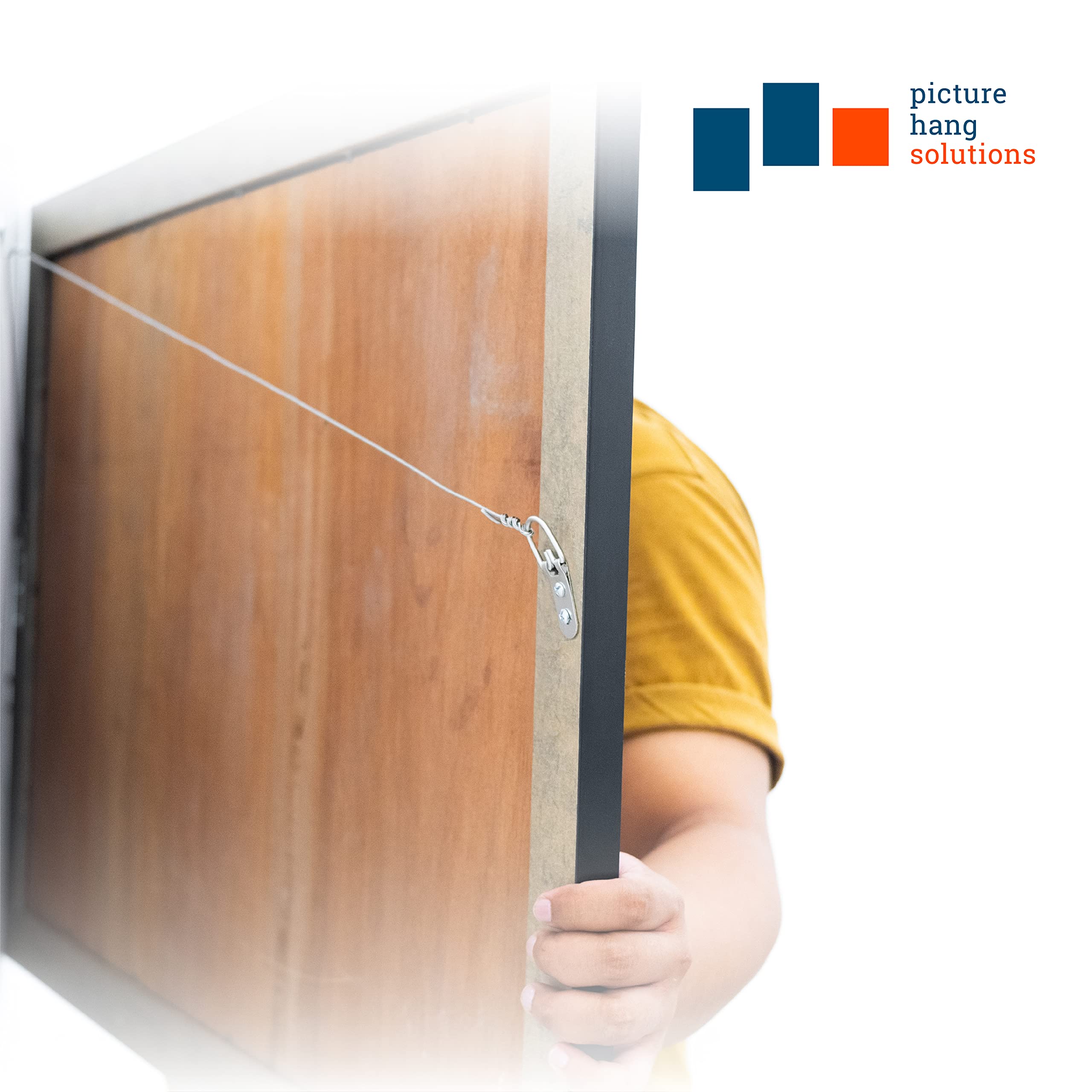 PHS D-ring hangers provide 40 lb support for larger pictures