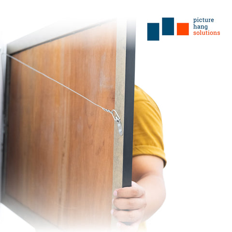 PHS D-ring hangers provide 40 lb support for larger pictures