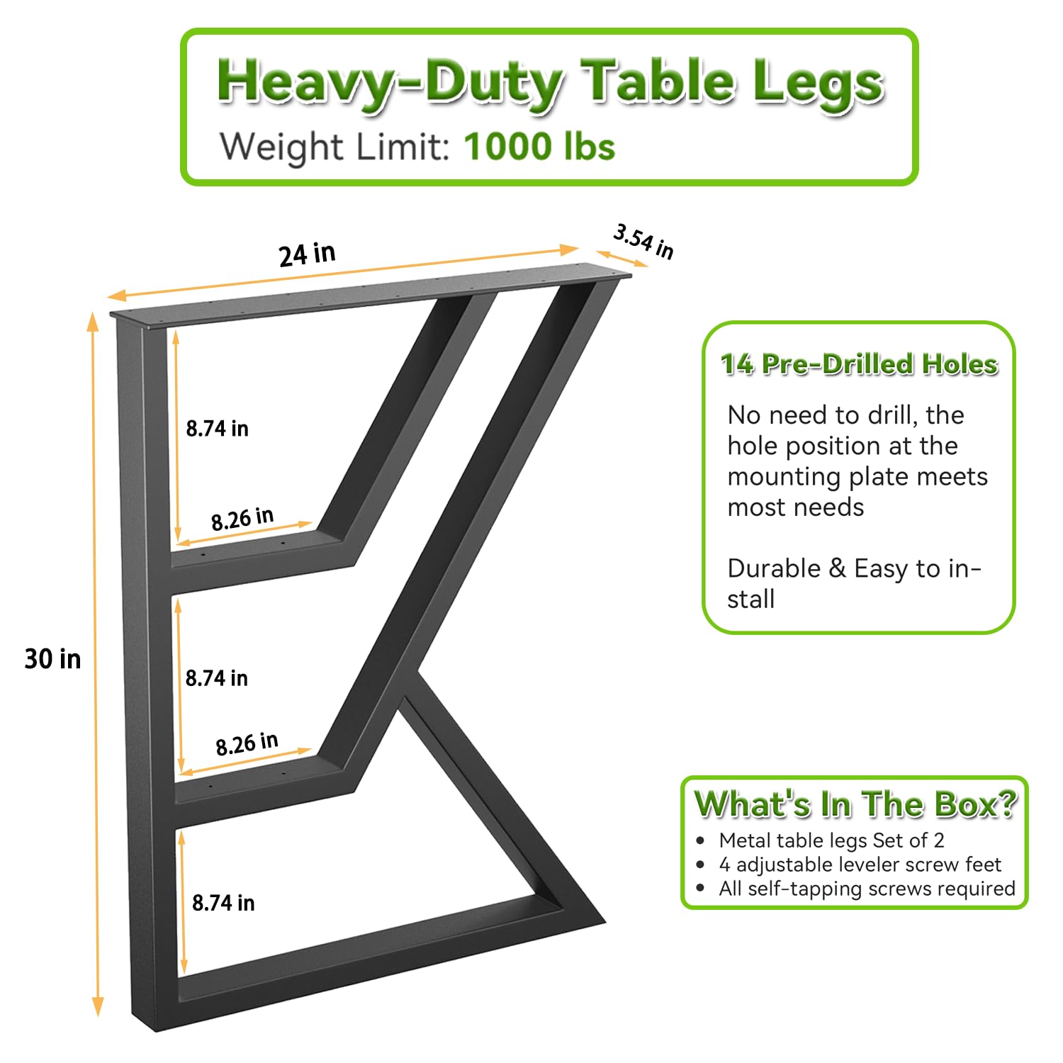 PHWOTAN easy installation with thickened mounting plates for quick assembly.