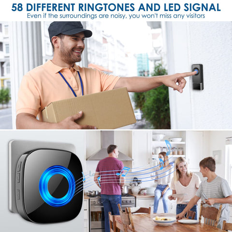 PHYSEN wireless range up to 1300 ft supports large spaces.