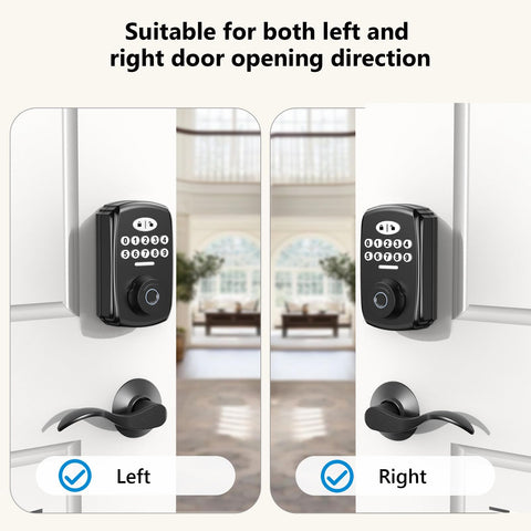 PHYSEN Fingerprint Lock one-touch lock feature for quick secure closing.