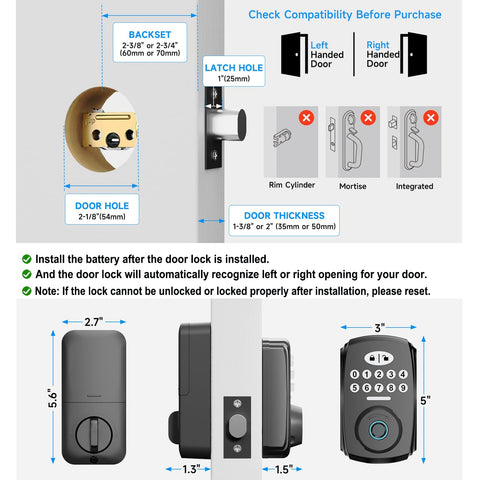 PHYSEN Fingerprint Lock weatherproof body demonstrates outdoor-ready durability.