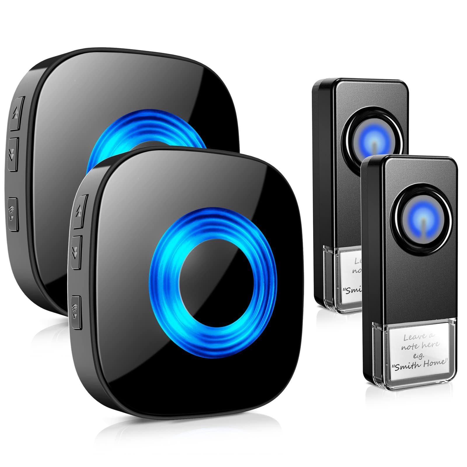 PHYSEN wireless doorbell kit front view for easy home setup.