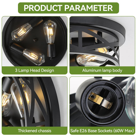 Piano7797 open-design frame exposes bulbs for ambient illumination.