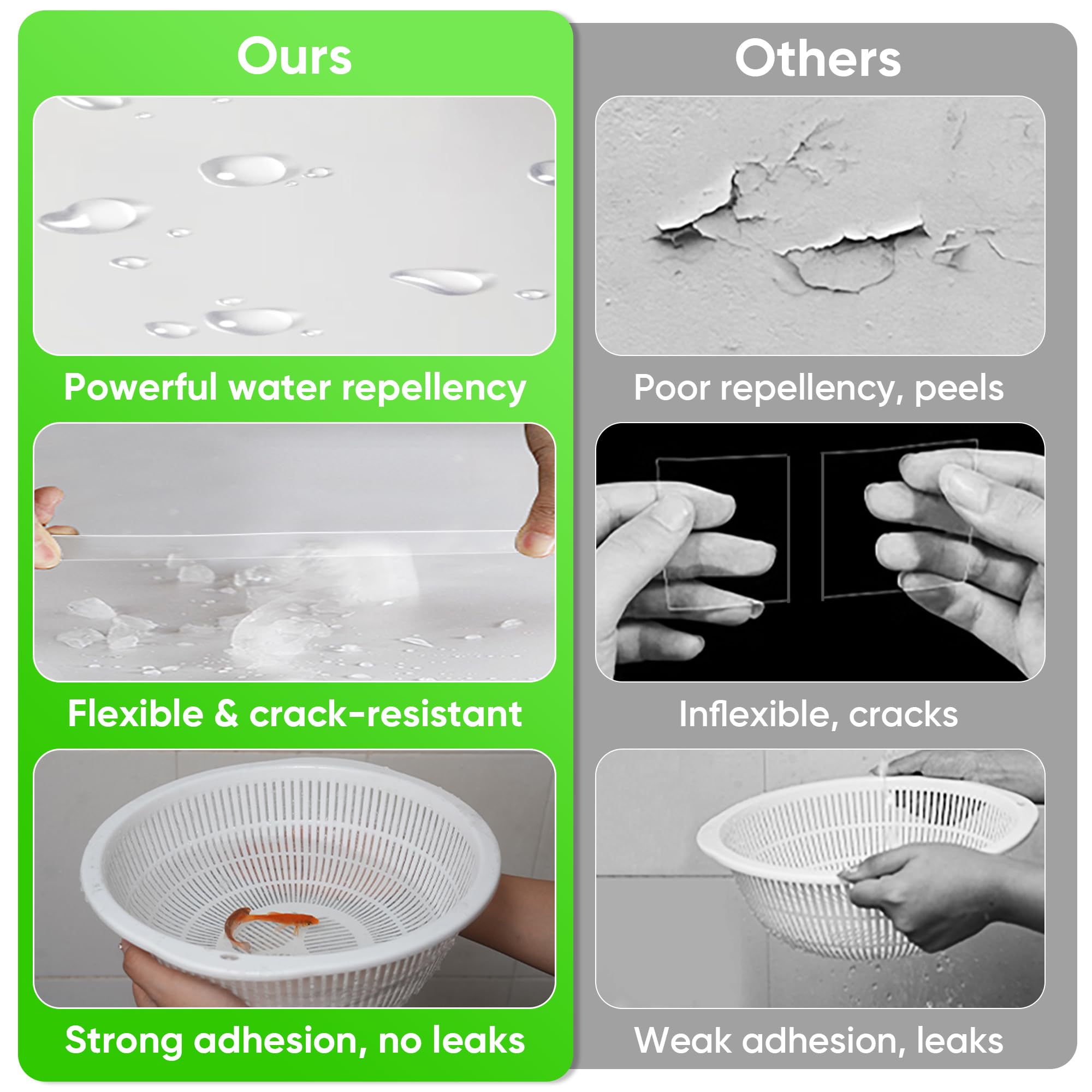 PIBEIBUK self-leveling sealant creates seamless, invisible protection.