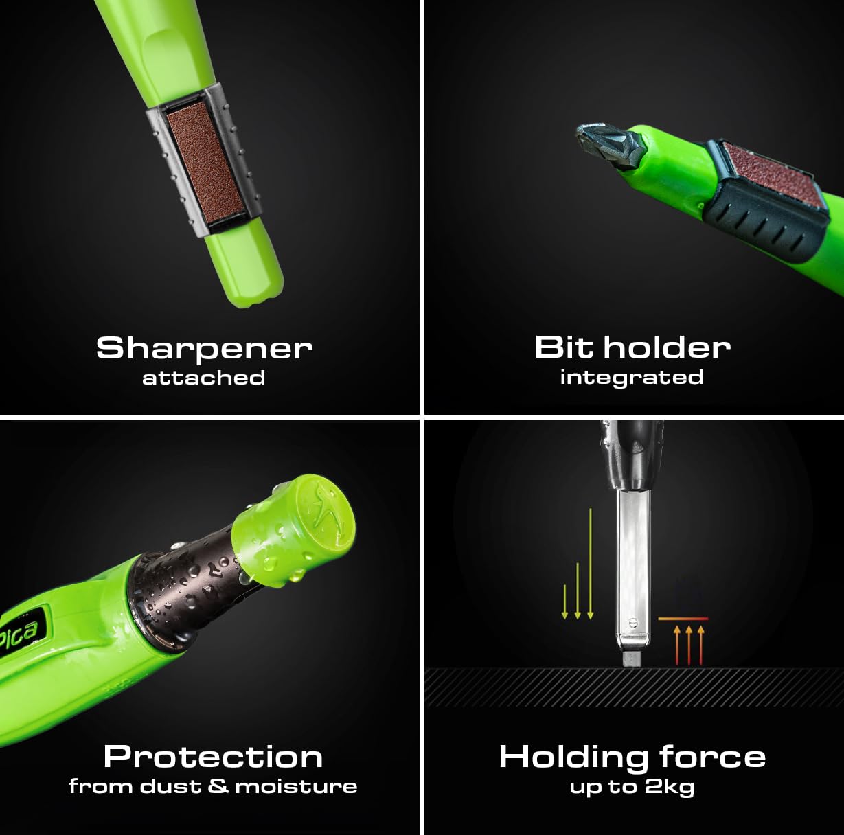 Pica Big Dry Marker for Construction millimeter-accurate marks on wood and surfaces