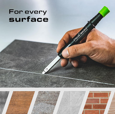 Pica Big Dry Marker for Construction press-down use eliminates cutting steps