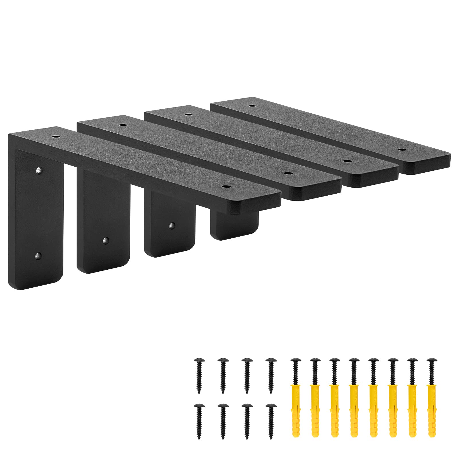 PICESA 8x4 shelf bracket front view for sturdy shelf support.