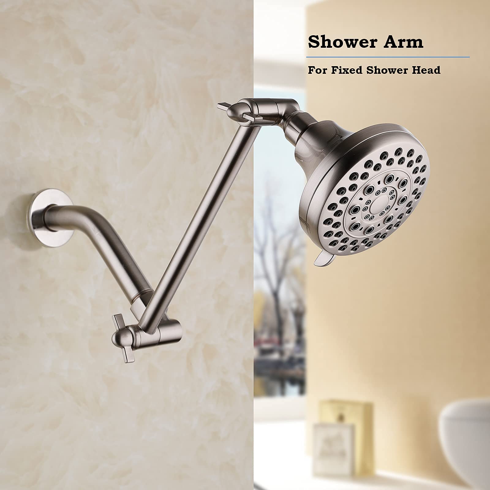 Pichrain corrosion-resistant brushed finish resists rust and tarnish