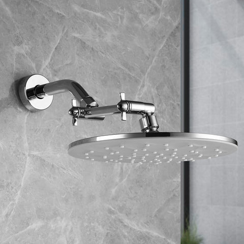 Pichrain anti-leak shower arm with reliable swivel joints for smooth use.