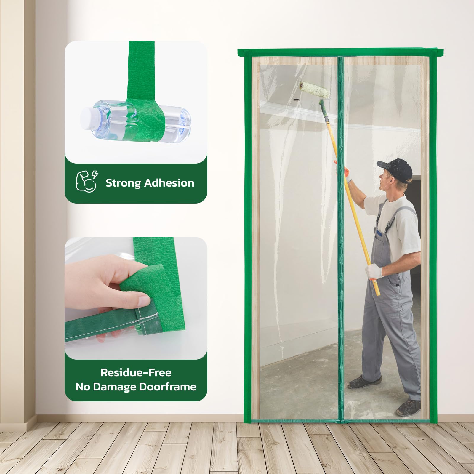 PICK FOR LIFE dust barrier door easy-install design saves setup time