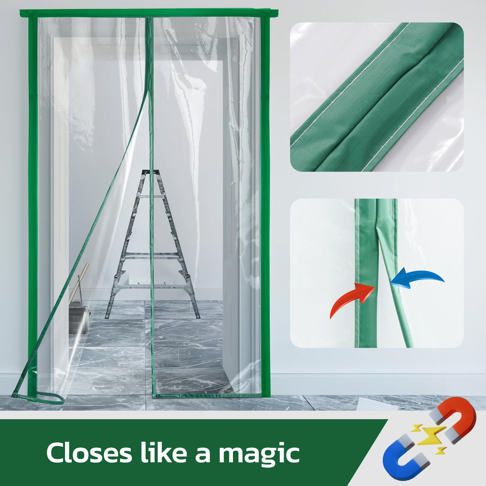 PICK FOR LIFE dust barrier kit easy installation with no tools required.