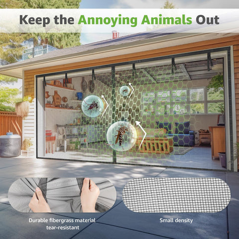 PICK FOR LIFE fiberglass mesh resists tearing while letting fresh air flow