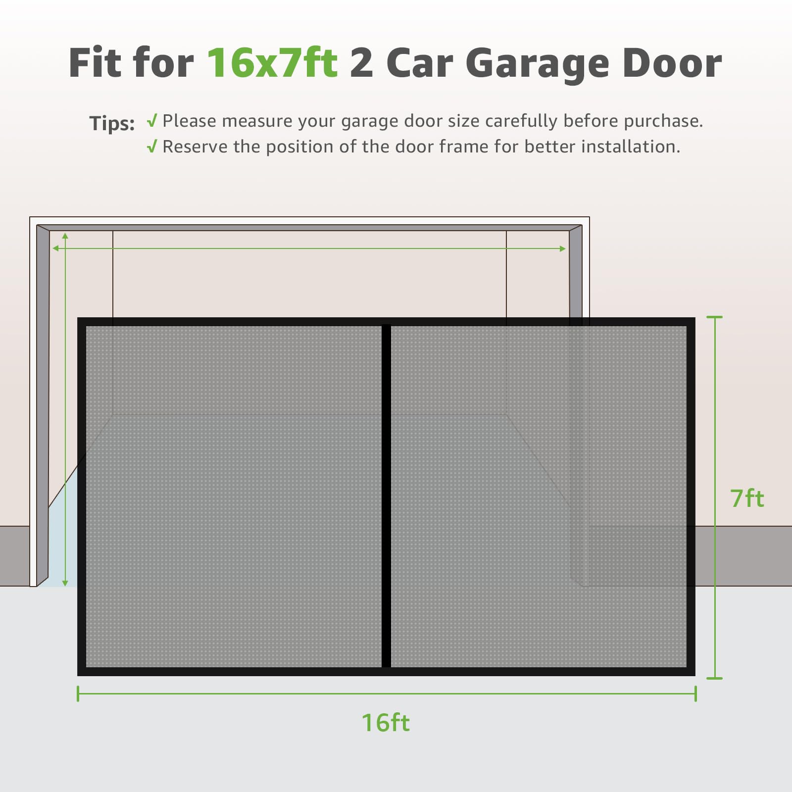 PICK FOR LIFE heavy-duty bottom weights keep the screen in place during windy days