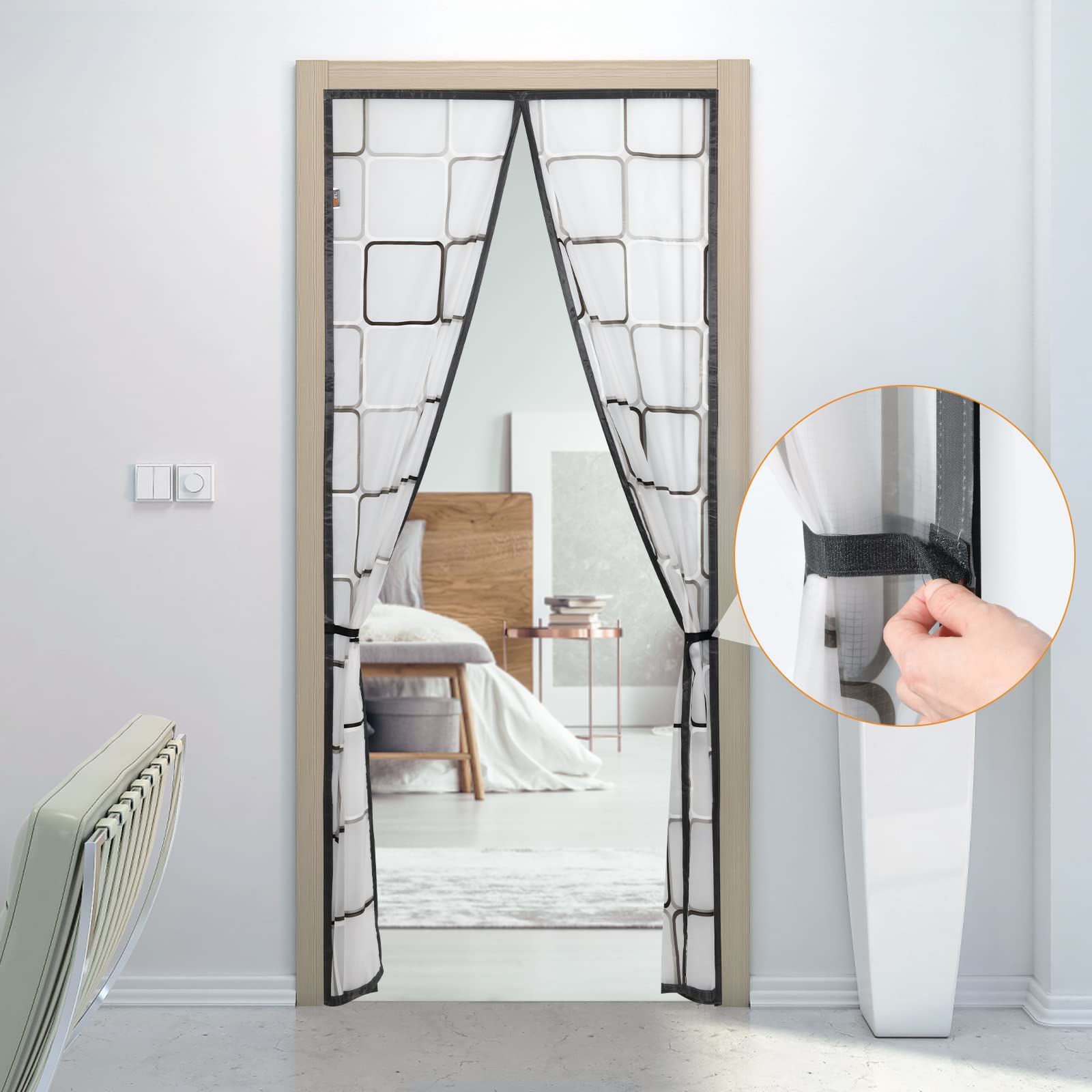 PICK FOR LIFE door curtain in an air-conditioned room improving airflow control