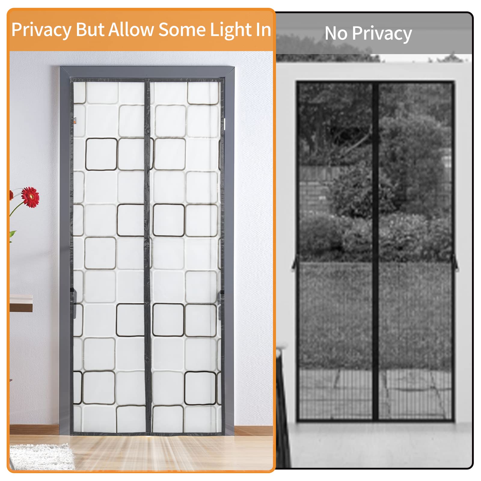 PICK FOR LIFE door curtain in a bedroom maintaining temperature