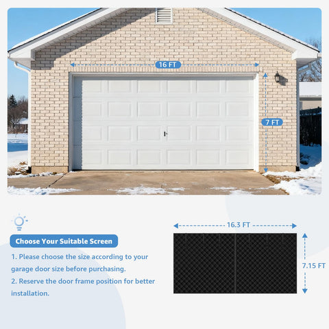 Pick for Life magnetic closure garage screen ensures a snug seal and easy passage.