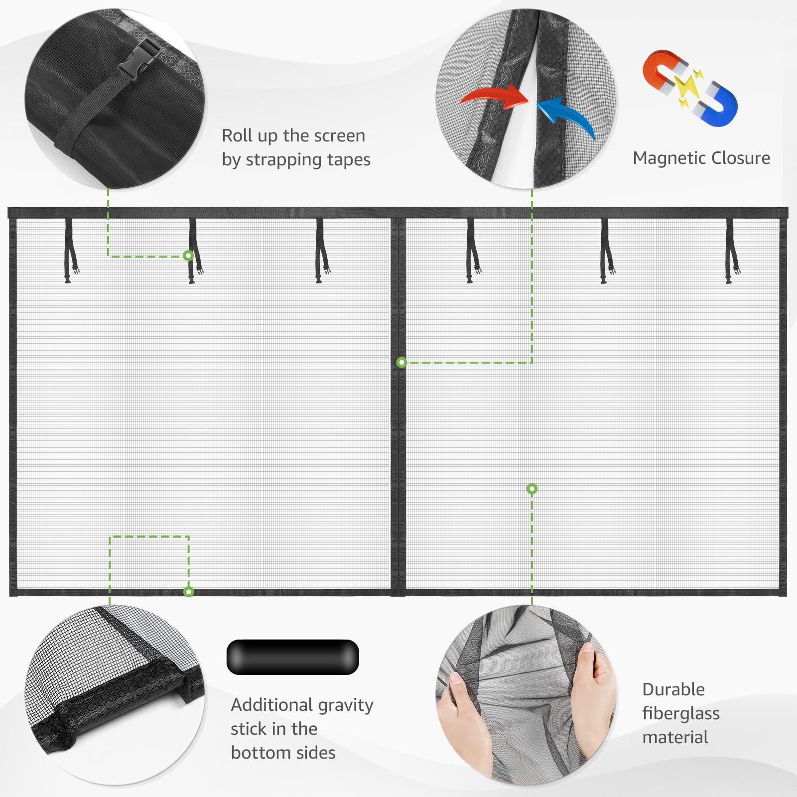PICK FOR LIFE retractable frameless design allows portable storage