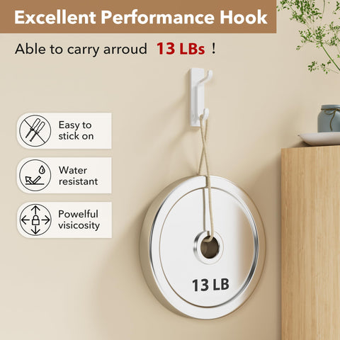 Pickpiff adhesive door hanger installs without drills for quick organization.