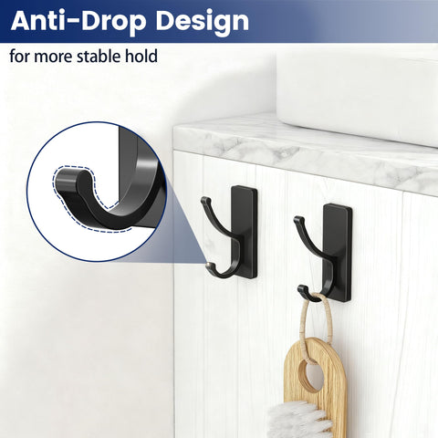 Pickpiff easy removal adhesive wall hooks strip with clean removal