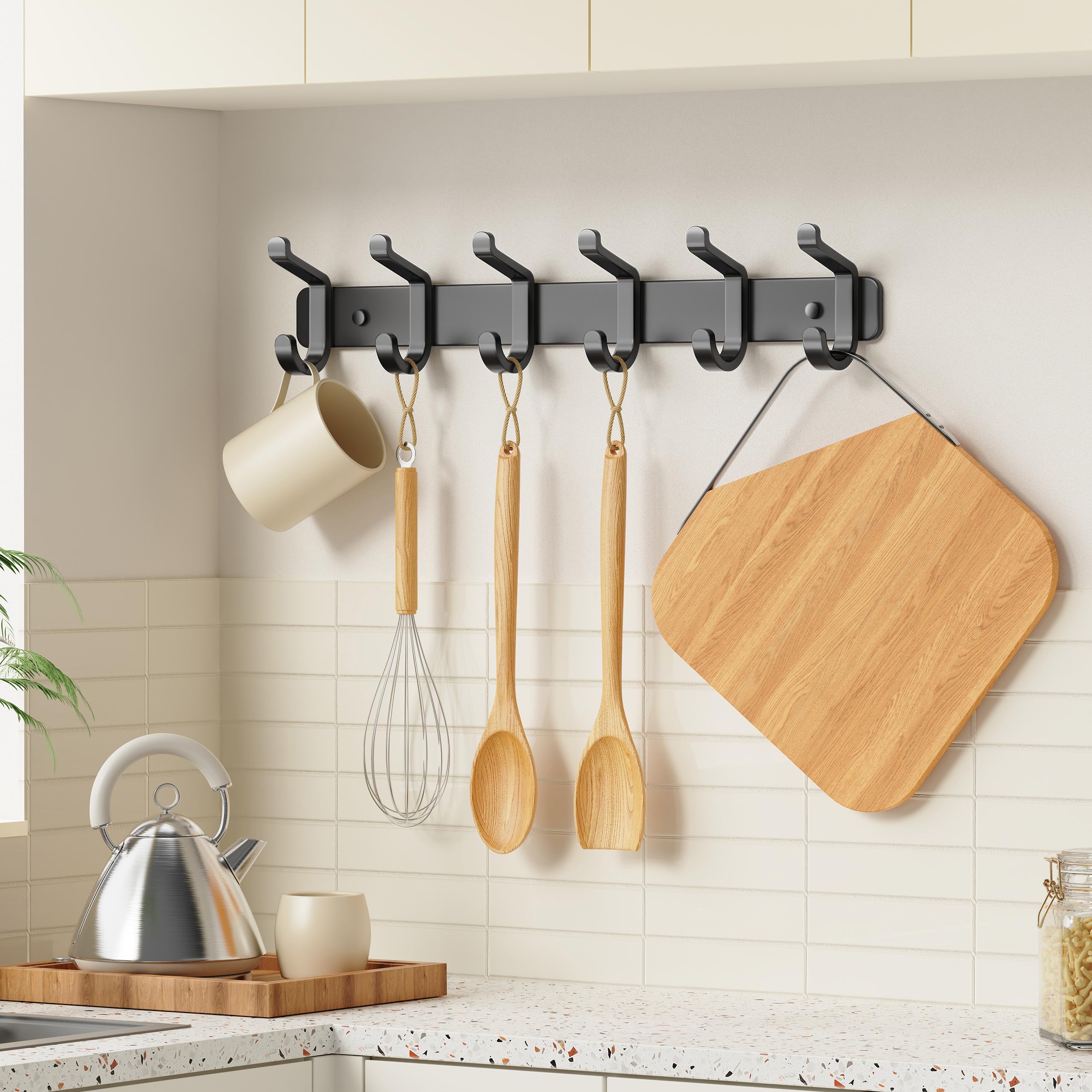 Pickpiff entryway rack organizes jackets and keys.